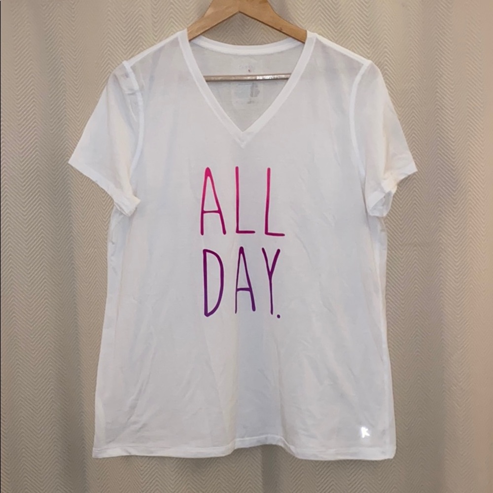 - Danskin Now - “All Day” graphics tee, XL